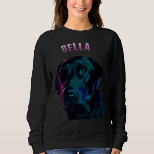 Bella Black Labrador Sweatshirt