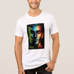 Bella+Canvas Men's Tri-blend T-Shirt, White, Adult Shirt