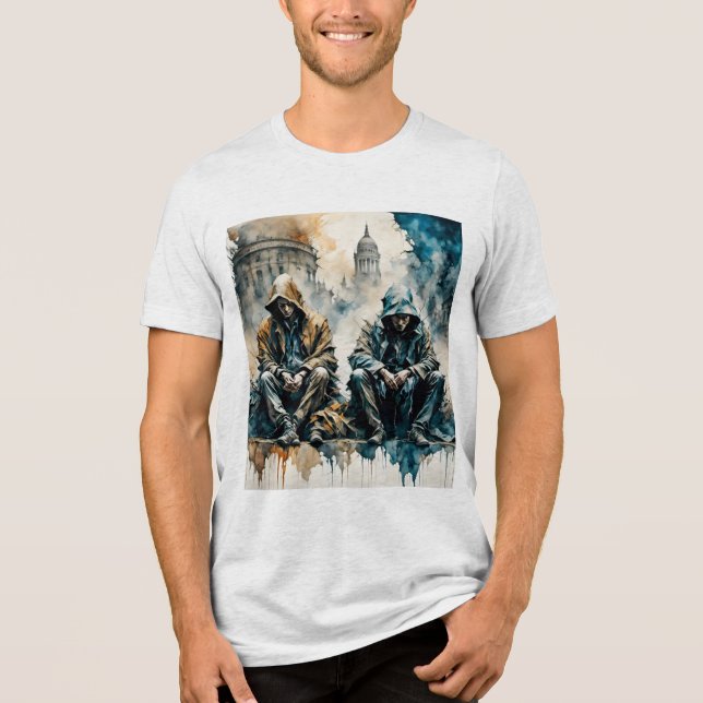 Bella+Canvas Tri-blend T-Shirt Shirt (Front)