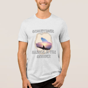 Bella+Canvas Tri-blend T-Shirt, Solid Black, Adult Shirt