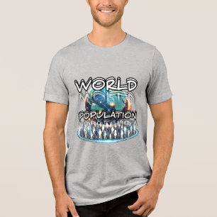 Bella+Canvas Tri-blend T-Shirt, Solid Black Trible Shirt