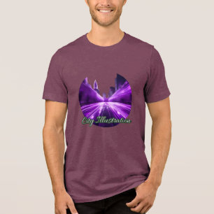 Bella+Canvas Tri-blend T-Shirt, Solid Black Trible Shirt