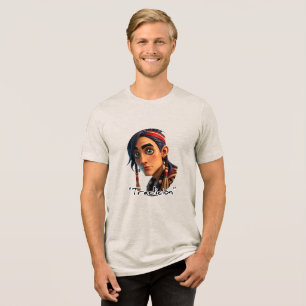 Bella+Canvas Tri-blend T-Shirt, Solid Black Trible Shirt
