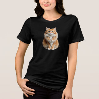 Bella+Canvas Women's Tri-blend T-Shirt, Solid Blac Shirt