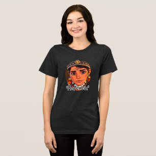 Bella+Canvas Women's Tri-blend T-Shirt, Solid Blac Shirt