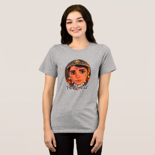 Bella+Canvas Women's Tri-blend T-Shirt, Solid Blac Shirt