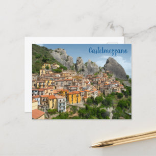 Bella Castelmezzano Basilicata Italia Postcard