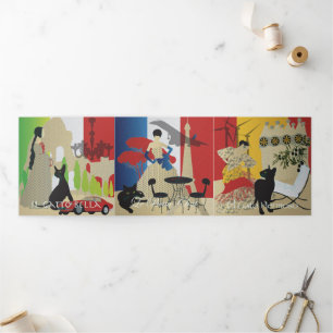 Bella Cat 7-9 Trifold Card