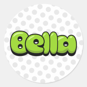 Bella Classic Round Sticker