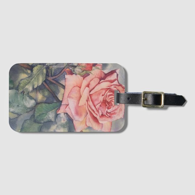 Bella Flora Luggage Tag (Front Horizontal)