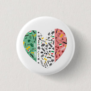 Bella Italia 3 Cm Round Badge