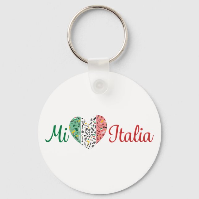 Bella Italia Key Ring (Front)