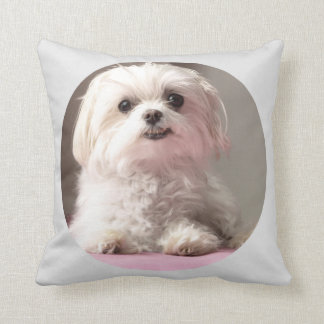 Bella Let's Go See Maltese Pillow