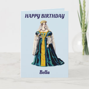 BELLA~ Personalised birthday card ~