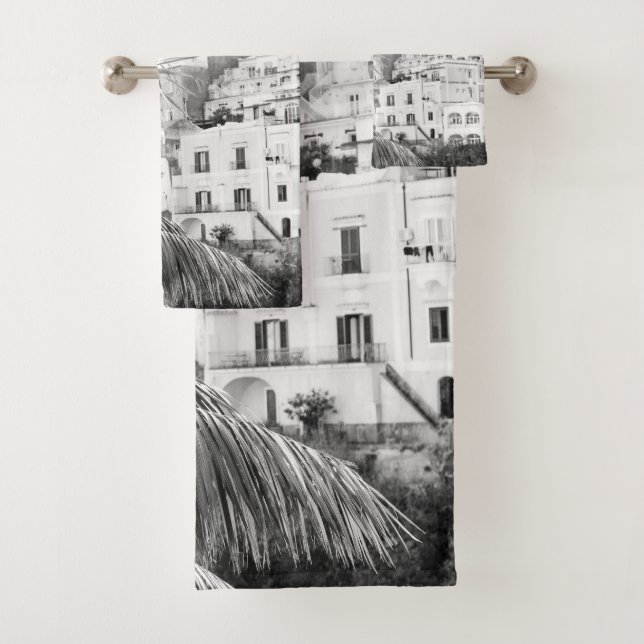 Bella Positano #8 #travel #wall #art  Bath Towel Set (Insitu)