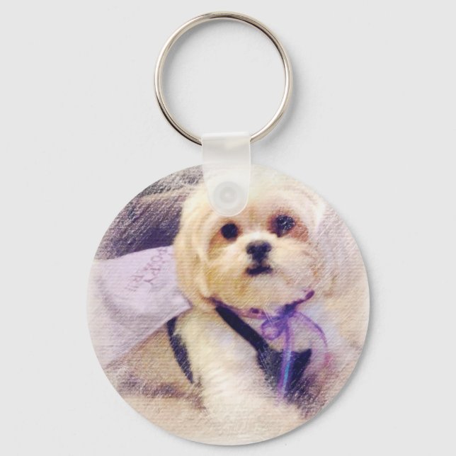 Bella Puppy Power Key Ring (Front)