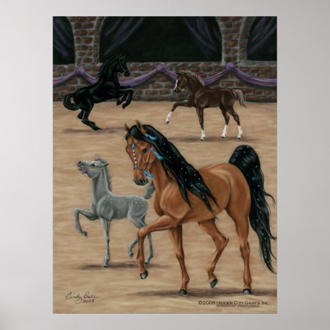 Bella Sara Jewel art print by Cindy Price McMurray (Front)