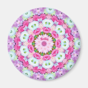 BELLA ~ Sweet Pastel Flowers ~ Stunning Design Magnet