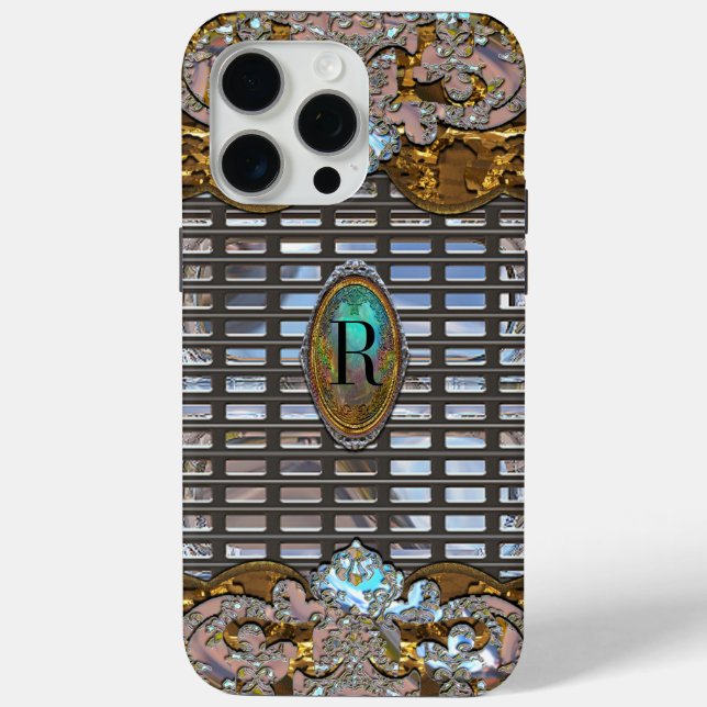 Bella Verre French Girly VII Monogram Case-Mate iPhone Case (Back)