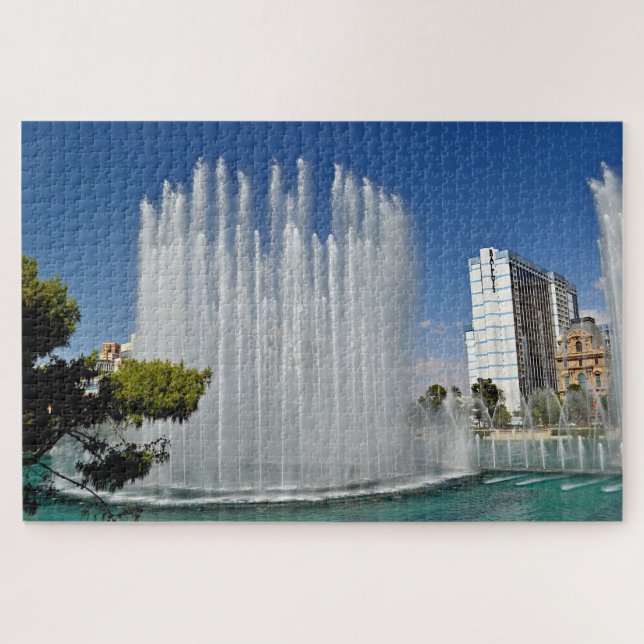 Bellagio Fountains, Las Vegas Jigsaw Puzzle (Horizontal)