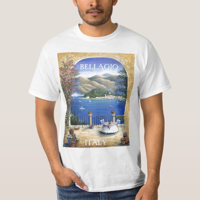 Bellagio From The Terrace T-Shirt (Front)