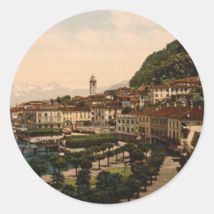 Bellagio II, Lake Como, Lombardy, Italy Classic Round Sticker