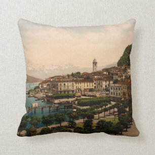 Bellagio II, Lake Como, Lombardy, Italy Cushion