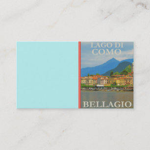 Bellagio Italy Poster Business Card