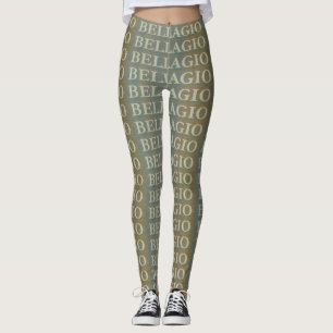 Bellagio Italy Poster Women's Leggings