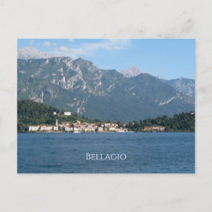 Bellagio lake Como Italy Postcard