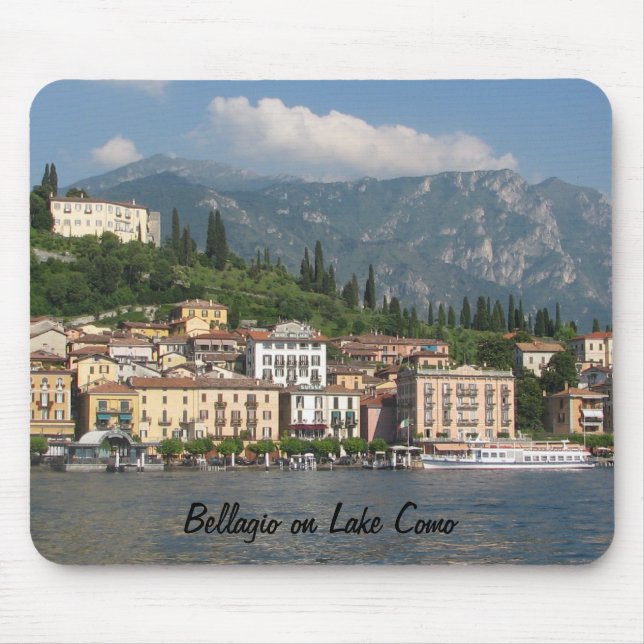 Bellagio on Lake Como Mouse Pad (Front)
