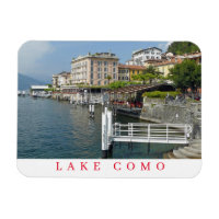 Bellagio pier view fridge magnet