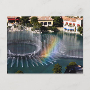 Bellagion Fountains 4, Las Vegas Postcard