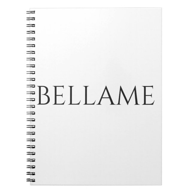Bellame Notebook (Front)