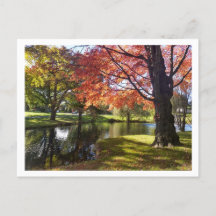 Bellarmine Pond, Fairfield University Postcard 