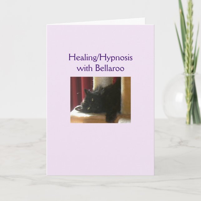 Bellaroo Healing/Hypnosis Greeting Card (Front)