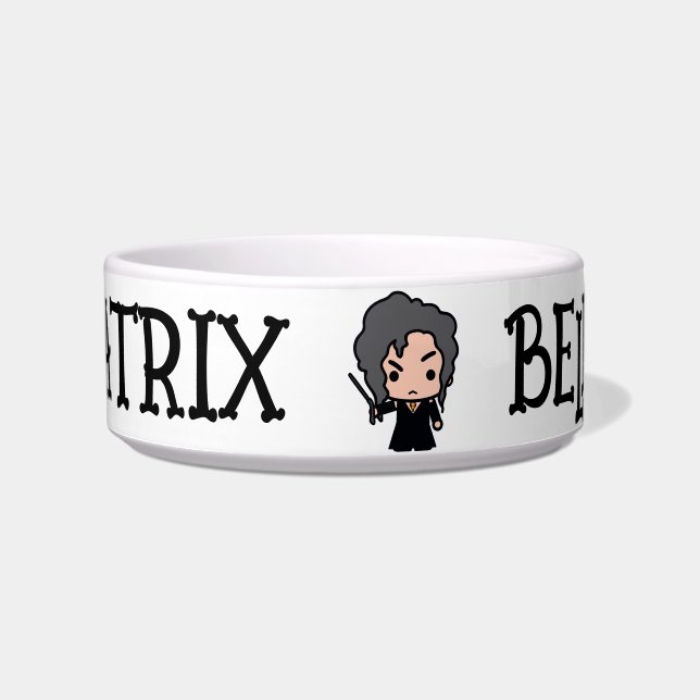 Bellatrix Cartoon Character Art Bowl (Front)