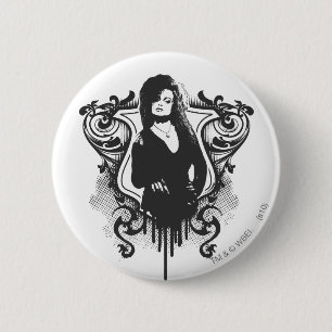 Bellatrix Lestrange Dark Arts Design 6 Cm Round Badge