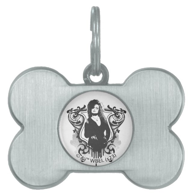 Bellatrix Lestrange Dark Arts Design Pet ID Tag (Front)