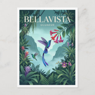 Bellavista Cloud Forest Reserve Tandayapa Ecuador Postcard