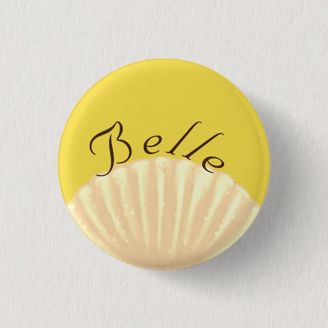 Belle 3 Cm Round Badge (Front)