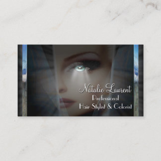 Belle Dame Unique Hairstylist Salon  3.5" x 2.0" Business Card