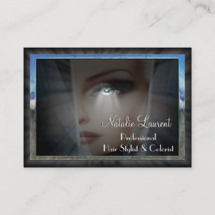 Belle Dame Unique Hairstylist Salon Professional Business Card