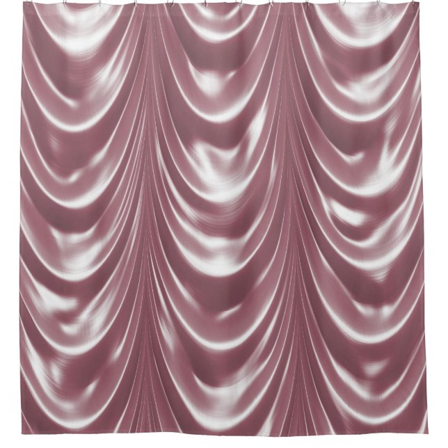 Belle Drape Petal   Elegant Pattern Shower Curtain (Front)