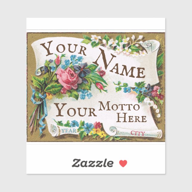 Belle Epoch French Perfume Blank Frame (Sheet)