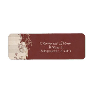Belle Epoque Address Label Return Address Label