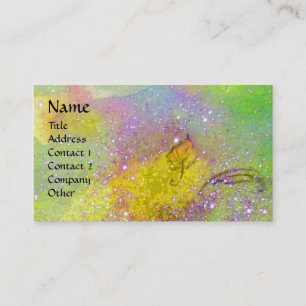 BELLE EPOQUE / LADIES WITH COLORFUL FEATHERS BUSINESS CARD