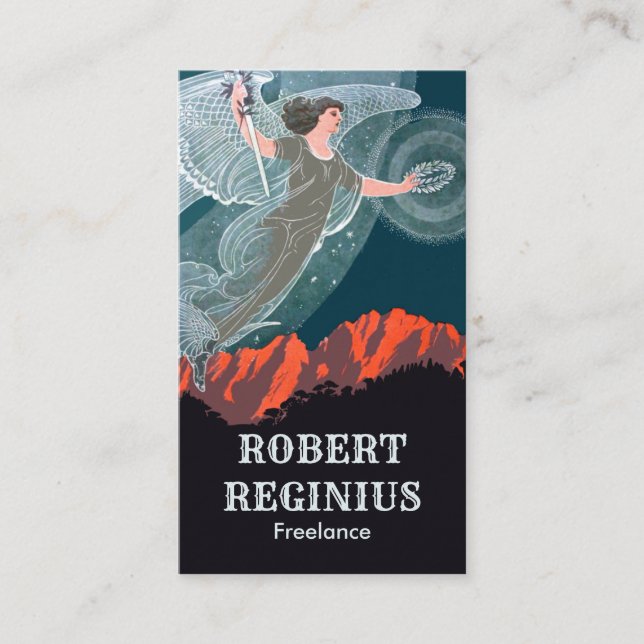 Belle Epoque Vintage Art Business Card (Front)