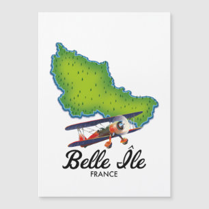 Belle Île French travel poster