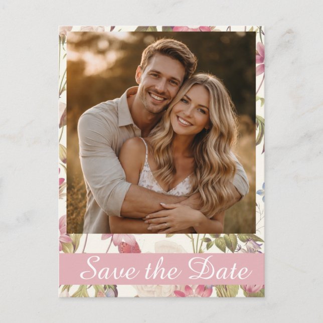 Belle Jardin Save the Date  Postcard (Front)